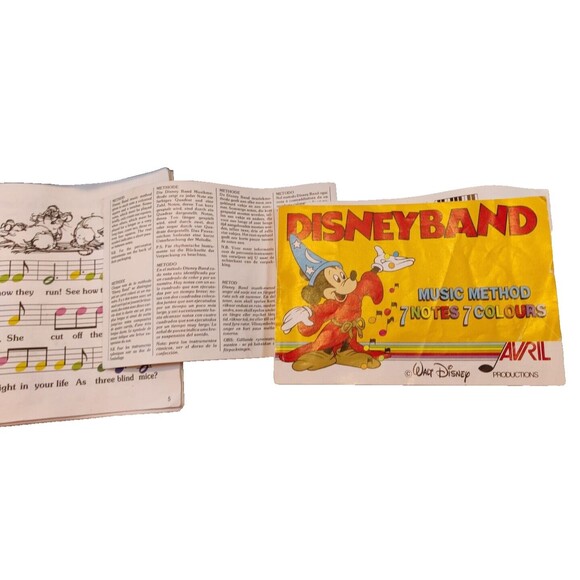 VTG DISNEY BAND MICKEY MOUSE REED ORGAN 7 NOTE BONTEMPI MADE ITALY 80s Keybaord - Picture 7 of 16